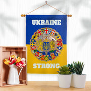 Ukraine Strong 2-sided Garden Flag