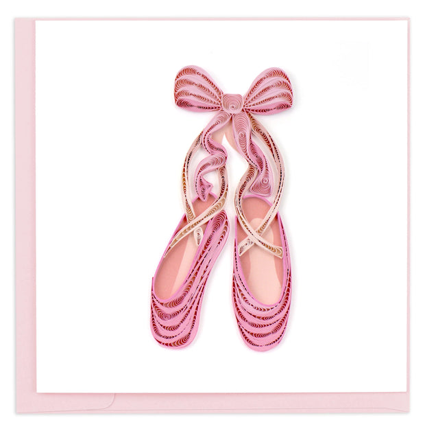 Ballet Slippers Quilling Card