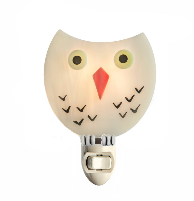 Owl Night Light Fused Glass Nightlight