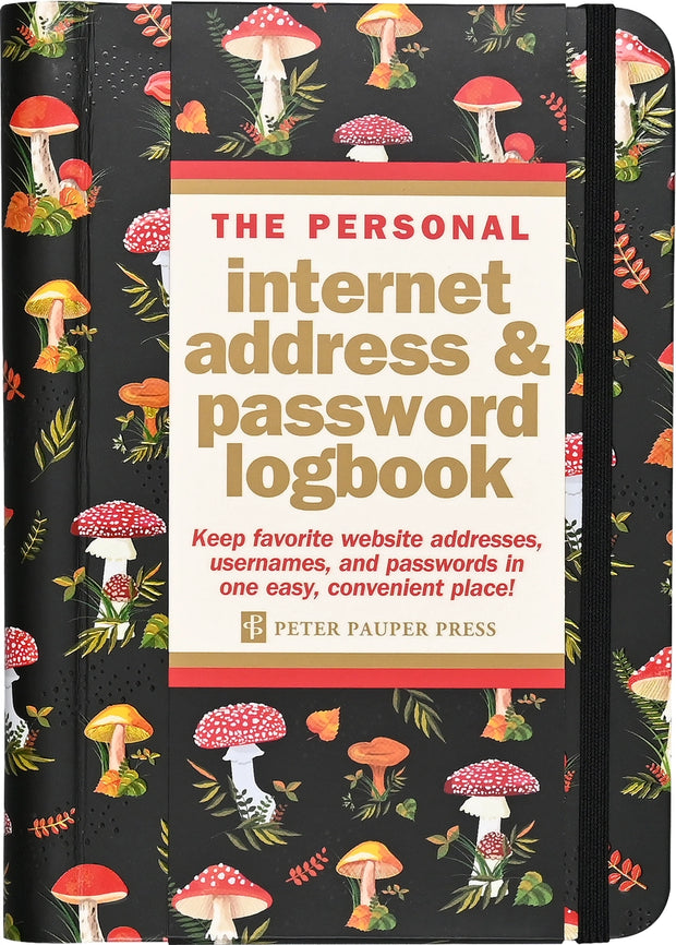 Mushrooms Internet & Password Logbook