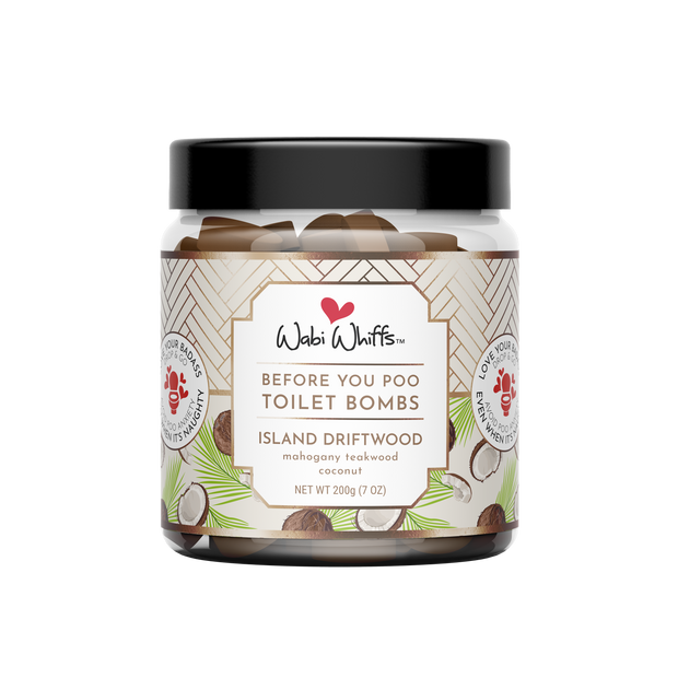 Island Driftwood Fizzing Toilet Love Bombs 200g
