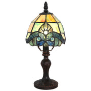 Mini Stained Glass Accent Lamps, 12" H