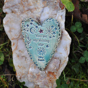 Shining Star Pottery Ornament