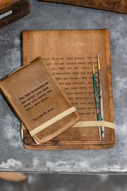 This Is The Beginning Leather Journal