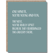 One Minute Birthday Card