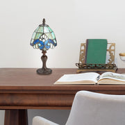 Mini Stained Glass Accent Lamps, 4 Colors