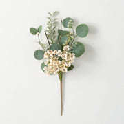 8" Eucalyptus/Waxflower Floral Pick