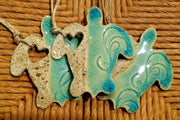 Sandy at Heart Sea Turtle Ceramic Beach Ornament