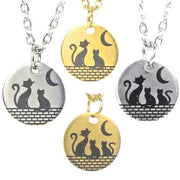 Cat + Kittens Necklace, many options