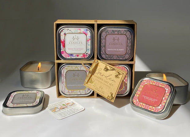 Garden Gift Set: 2-in-1 Soy Lotion Candles