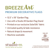 Winter Birdhouse Garden Flag