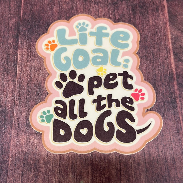 Pet All The Dogs Decal