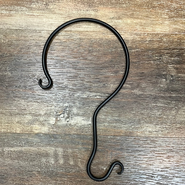 12" Ladder Hook Hammered Ends