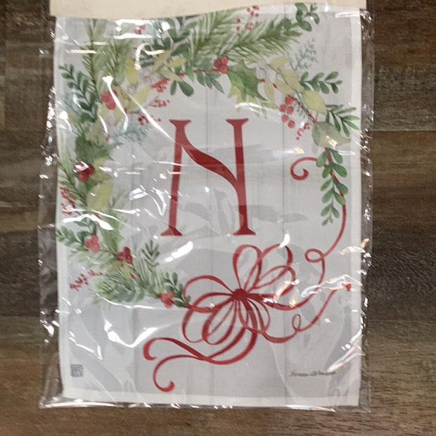 Winterberry Mono N Garden Flag