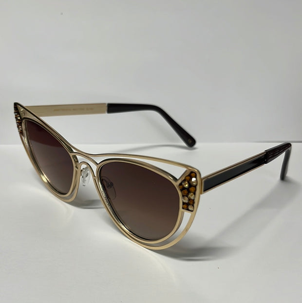 Gold & Brown Sunglasses