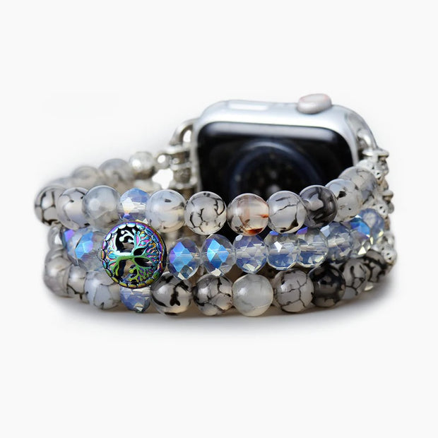 Labradorite Crystal Stretchy Apple Watch Band