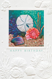 Sea Treasures Birthday Greeting Card