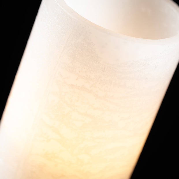 3” x 6” Timber LED Glow Candle - Melon White