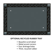 Recycled Rubber Tray for Interchangeable Inserts