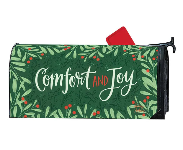 Comfort and Joy Mailbox Wrap