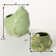 Frog Planters, 2 sizes