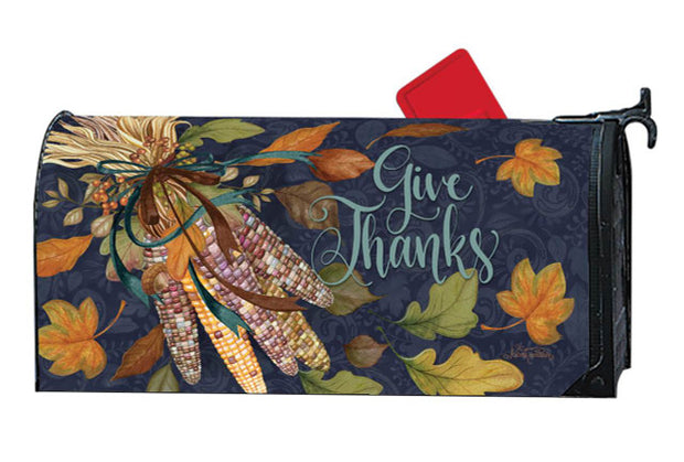 Harvest Corn Mailbox Wrap