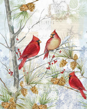 Northern Cardinals 20" Art Pole