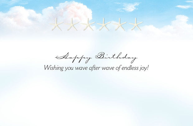 A Glorious Day Birthday Greeting Card