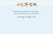 Sea Shell Soiree Sympathy Greeting Card