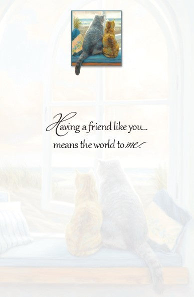 Enjoying the View Friendship Greeting Card