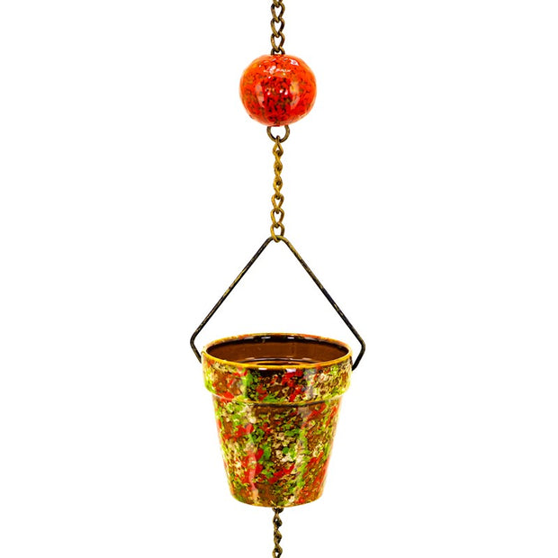 76" Bucket Rain Chains, 6 Styles
