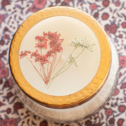 Spicy Apple Pressed Floral Candle