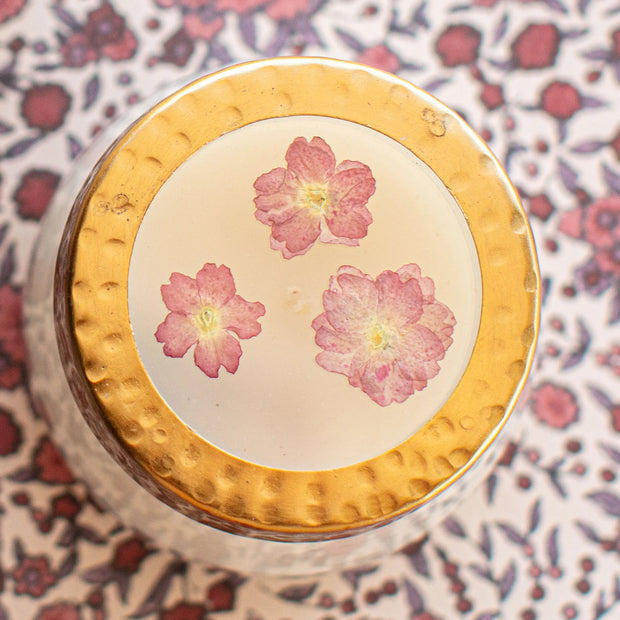 Spicy Apple Pressed Floral Candle