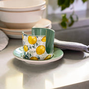 Lemons Soap Dish with Sponge