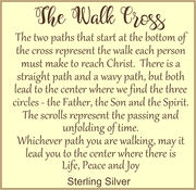 Walk to Emmaus Cross Necklace