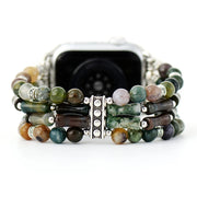 Vintage Agate Stretchy Apple Watch Band