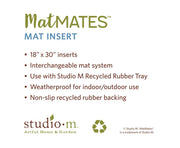 Blue Seashells MatMate Insert