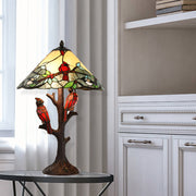 23.75"H Remi Multicolor Triple-Lit Cardinal Table Lamp