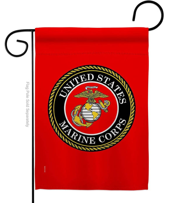 US Military Marine Corps Armed Forces Military Decor Flag