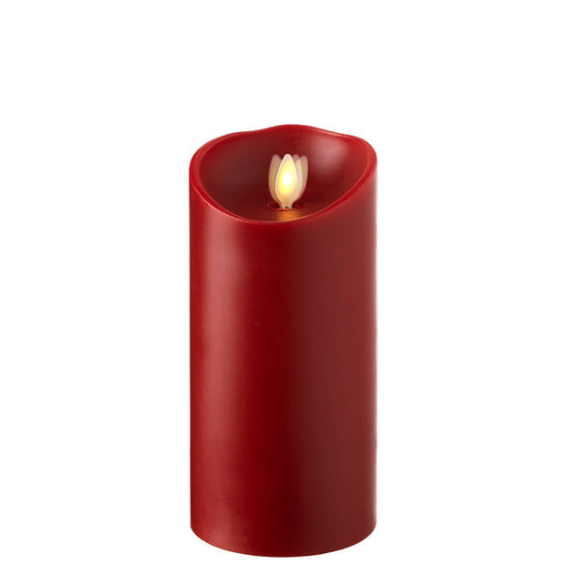 Moving Flame 3.5x7.5 Red Candle