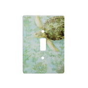 Sea Turtle Ceramic Switch Plate