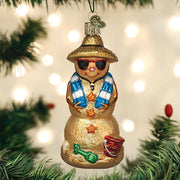 Sand Snowman Ornament