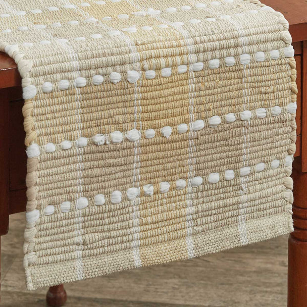 Cocoa Butter Chindi Table Runner