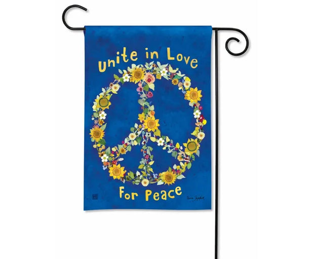 Peace for Ukraine Garden Flag