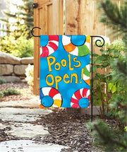 Pool's Open Garden Flag