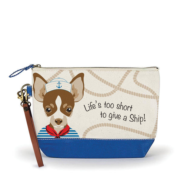 Essential Strappy Pouch - Chihuahua Sailor Dog Inspiration