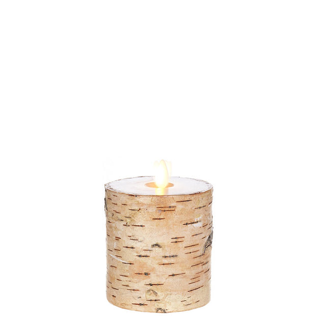 Moving Flame 3.5 x 4.5 Birch Candle