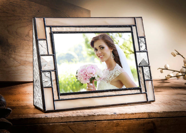Ivory Opalescent Picture Frame