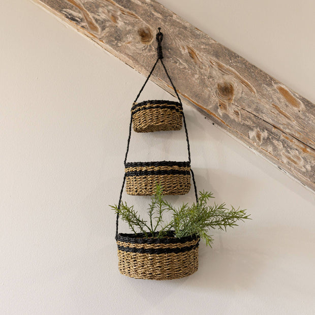 Alani 3-Tiered Hanging Natural Basket