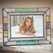 Colorful Stained Glass Picture Frame